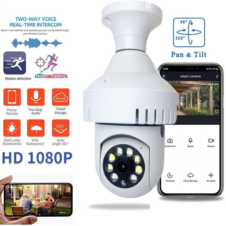DP36 1080P Smoke Alarm Bulb WiFi Camera, Support IR Night Vision / Motion Detection / Two-way Voice, DP36 DP36 1080P Smoke Alarm Bulb WiFi Camera, Support IR Night Vision / Motion Detection / Two-way Voice, DP36